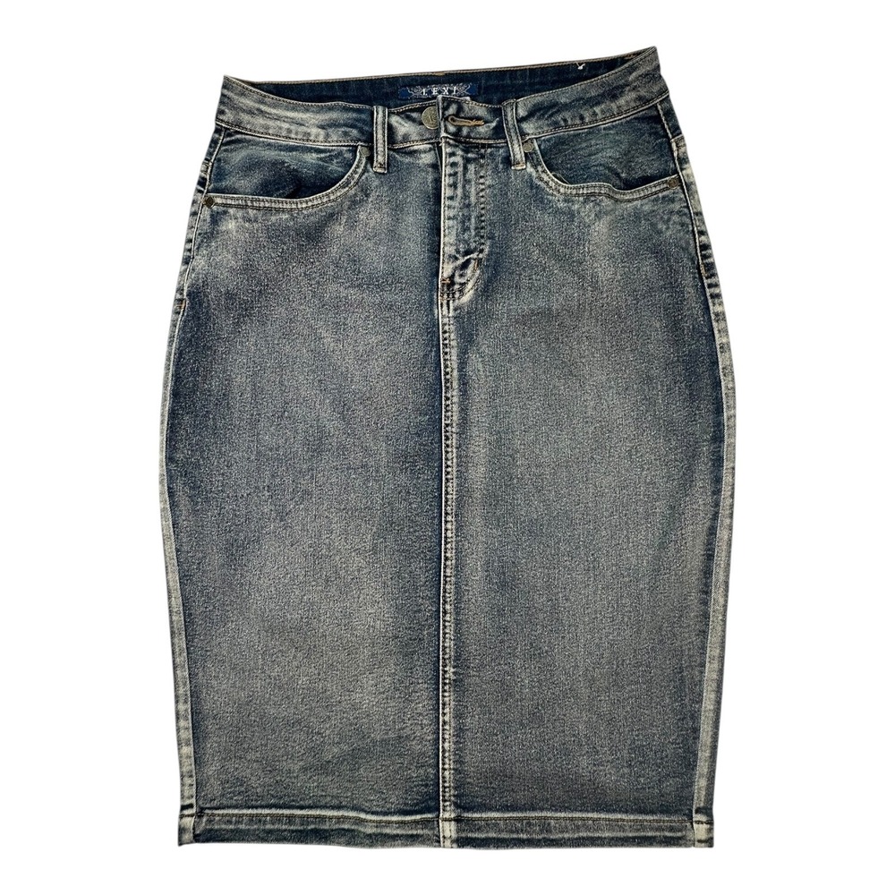 H&M Denim Skirt Mini Acid Wash Blue Jean‎ Skirt Women's Size US 6